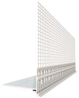 Sokl profil PVC s WDVS mrežicom Typ PRAKTIKA 50x1mm 2,5m/štanga, 25štangi/karton, 40karton/pale, Z4039050