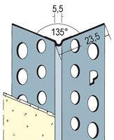 Alu kutnik 135° 23x23mm, 3,00m/štanga, 50štangi/bunt, 25karton/paleta, Z40433
