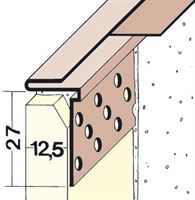 Završni profil PVC 3766 3,00m/štanga, 35štangi/karton, 70kart/pal, Z43766300