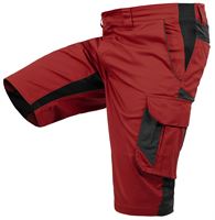 Arbeitsshorts QUALITEX IND, rot/anthrazit, 250 g/m², Gr. 56, Z47014-RAAS56