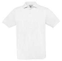 Poloshirt Piqué SAFRAN weiß, 180g/m², Gr. XXL, VPE10, Z54942XXL