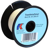 Konac za trasiranje bijeli 1,5mm 50m/rola, 12kom/karton, Z6130001