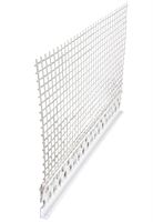 Završni profil WDVS, PVC s mrežicom 2,5m/štanga, 5mm debljina žbuke, 25štg/kart, 109kart/pal, Z6410305001