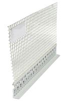 Završni profil WDVS, PVC s mrežicom 2,5m/štanga, 10mm debljina žbuke, 25štangi/karton, 109kartona/paleta, Z6411250