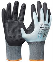 Radne rukavice za montažu MULTI FLEX COOL&TOUCH, plavo/crne, EN388+407, vel. 8, 12pari/pak, 72pari/karton, Z709376T