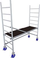 Alu pokretna skela KRAUSE® MONTO® PROTEC® širina 2,00x0,60m, RV= 2,90m, Z940100