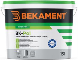 BEKAMENT BK-POL unutarnja disperzija 15l/kanta 24kanta/pal, ZA18115