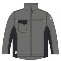 Radna jakna LO-ACTIVE antracit/crna 245 g/m² vel. 60 5kom/pak, ZLO-ACTAS-BJ60