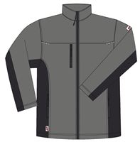Softshell jakna LO-ACTIVE antracit/crna 300 g/m² vel. 60 5kom/pak, ZLO-ACTAS-SJ60