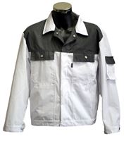 Radna jakna LO-PROTEC bijelo/siva 245 g/m² vel. 48, ZLO-PROTEC-BJ48