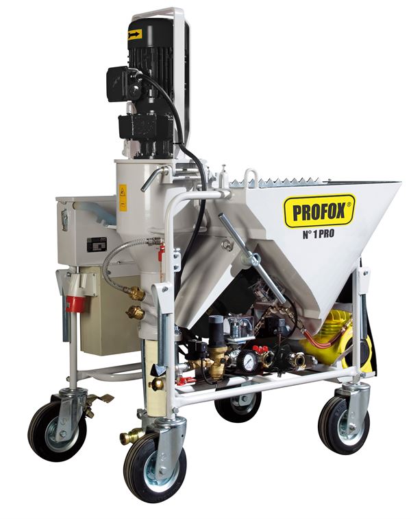 Mašina za malter N° 1 PRO s 6,05kW motorom za pumpanje, Z072895X
