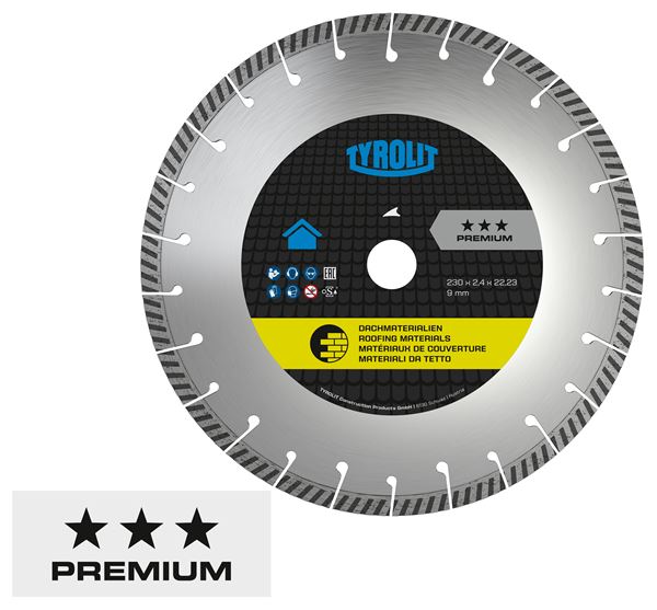 Dia rezna ploča C3R 230x2,4x22,2mm Dachdecker TYROLIT, Z103283