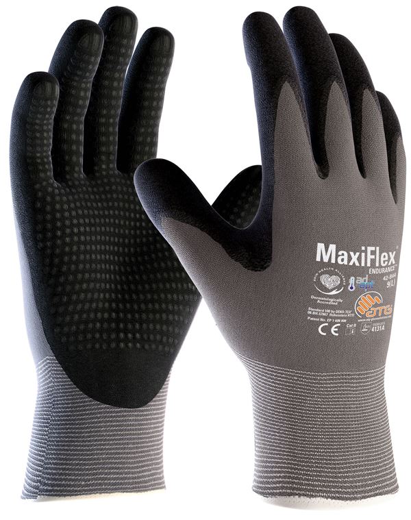 Radne rukavice AD-APT® MAXIFLEX® ENDURANCE 42-844, sivo/crne, EN 388, vel. 9, Z133509
