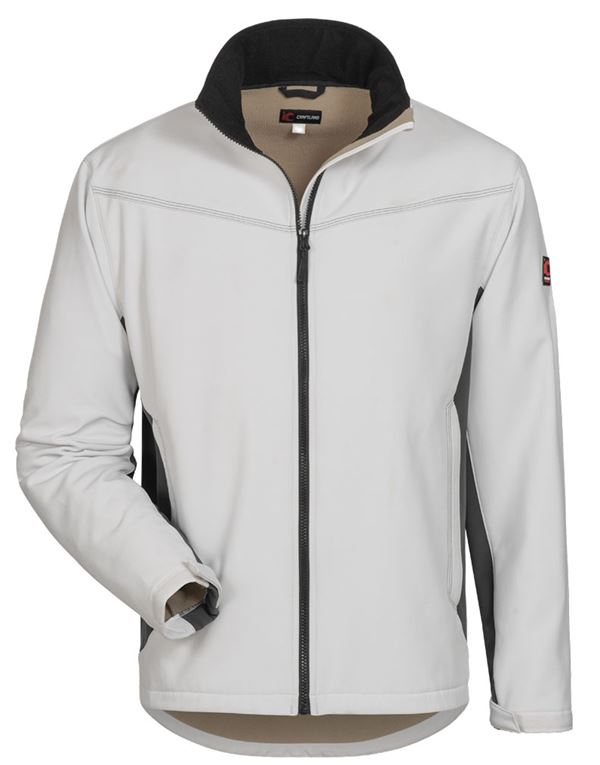 Softshell jakna LAURIN CRAFTLAND®, bijelo/siva, vel. M, Z19972M