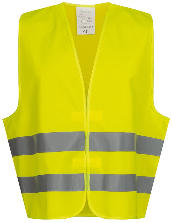 Sigurnosni prsluk HARALD WICA-TEX® žuti, EN 20471/2, poliester, vel. univerzalna, 50kom/pak, Z22685