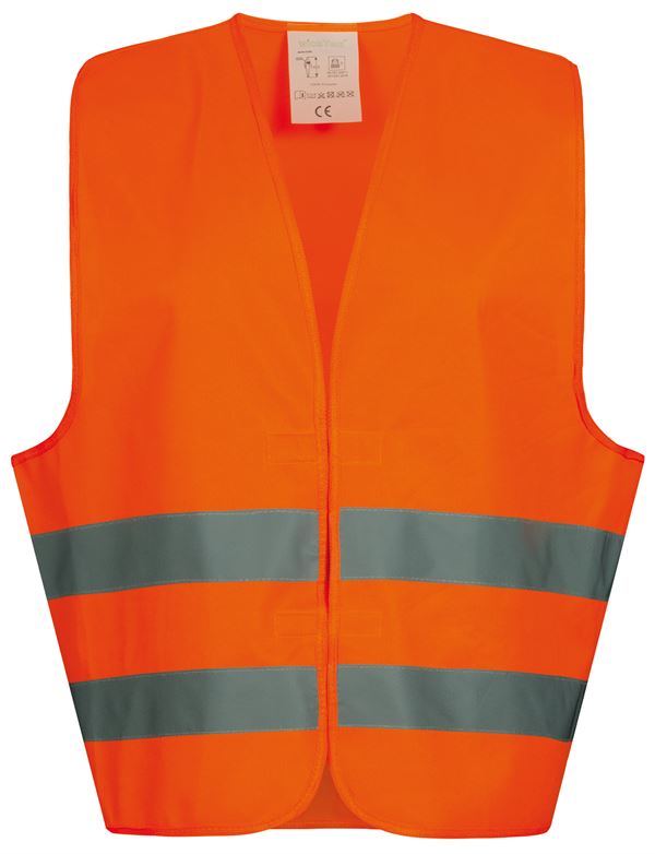 Sigurnosni prsluk OSKAR WICA-TEX® orange, EN 20471/2, poliester, vel. univerzalna, 50kom/pak, Z22686