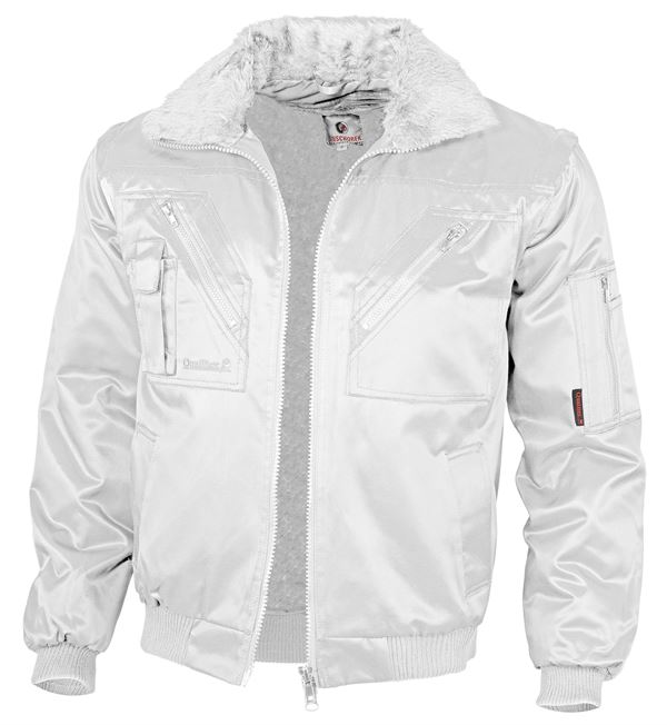 Pilotska jakna QUALITEX bijela, 265 g/m², vel. L, Z23611L
