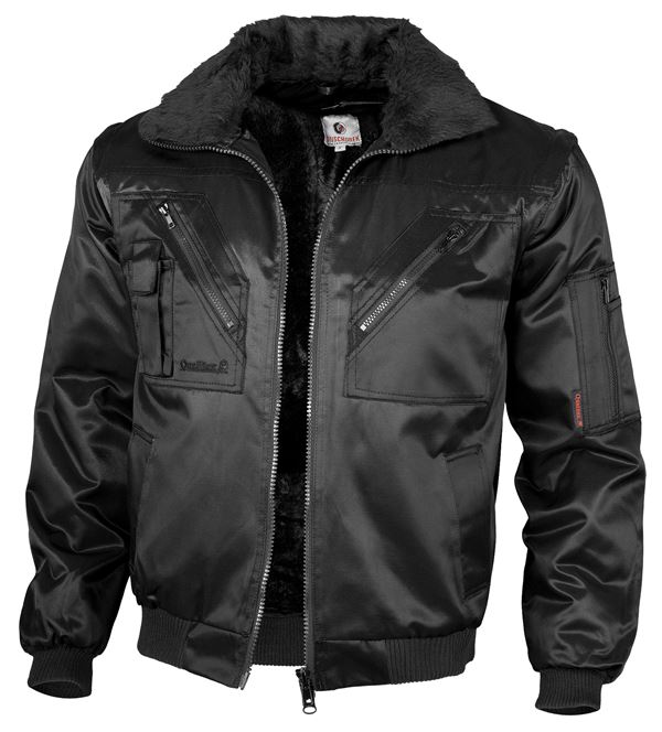Pilotska jakna QUALITEX crna, 265 g/m², vel. L, Z23618L