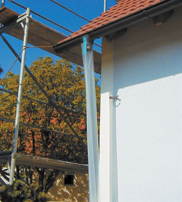 Olučna folija prozirna promjer 150mm/150m, 50rola/paleta, Z2520200