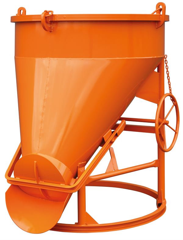 Silos za beton 1021H.8, 500l okrugli s okretnim kolom, Z30250