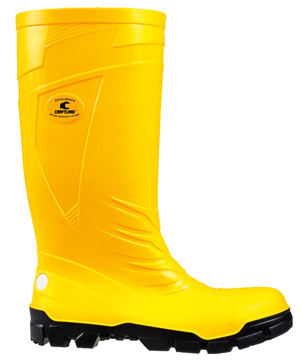 Radne čizme PVC RONCO CRAFTLAND® žute, EN ISO 20345 S5 SRC, vel. 47, Z3531047