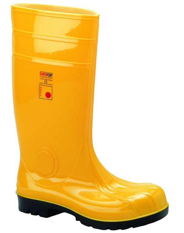 Radne čizme EUROFORT žute, PVC, EN ISO 20345 S5 SRC, vel. 41, Z3536141