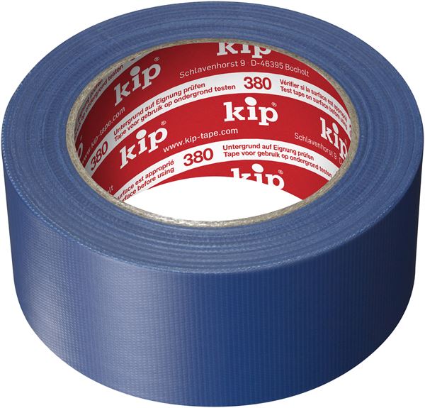 Gewebe-Klebeband UV-FineLine 380 blau 50mm x 50m VPE30 45Kart/Pal !K. Haft. f. Rückst.!, Z38050