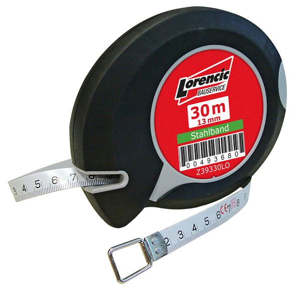 Građevinski metar LORENCIC RUBBER-TOUCH s 30m čeličnom trakom 6kom/pak, Z39330LO