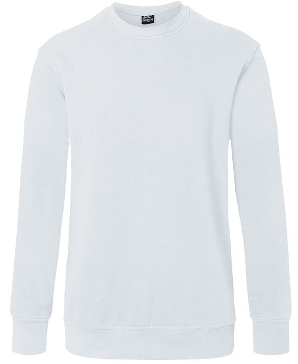 Sweatshirt KÜBLER SHIRTS weiß 320 g/m², UV-Schutz UPF 50+, Gr. 2XL, Z5234102XL