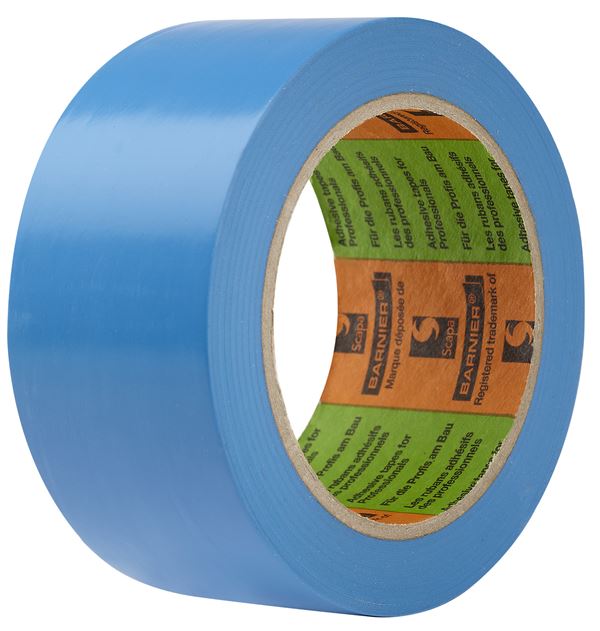 Zaštitna traka PVC BARNIER® plava 50mm x 33m za drvo, 36rola/kart, Ne odgovaramo za svježe, Z609750