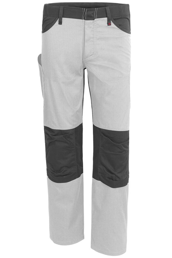 Bundhose QUALITEX X-Serie, weiß/grau, 245 g/m², Gr. 46, Z61938QX446