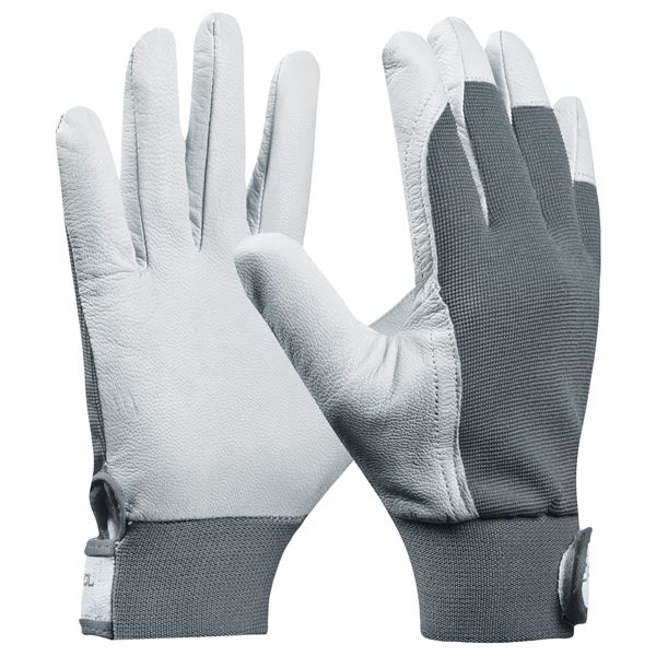 Radne rukavice UNI FIT COMFORT kozja koža, sive, EN388, vel. 9, 12pari/pak 120pak/karton, Z703432