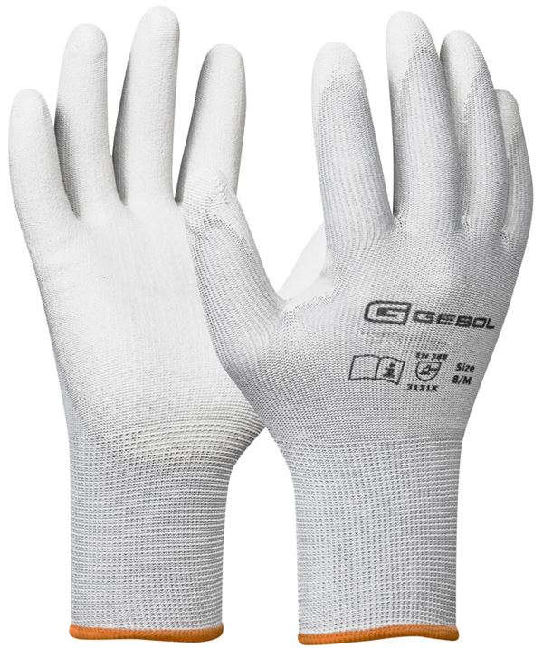 Radne rukavice za montažu NANO FLEX, bijele, EN388, vel. 11, 12pari/pak, 120pari/karton, Z709245