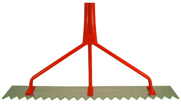 Letva za ravnanje betona alu 60cm, nazubljena, bez drške, Z90113