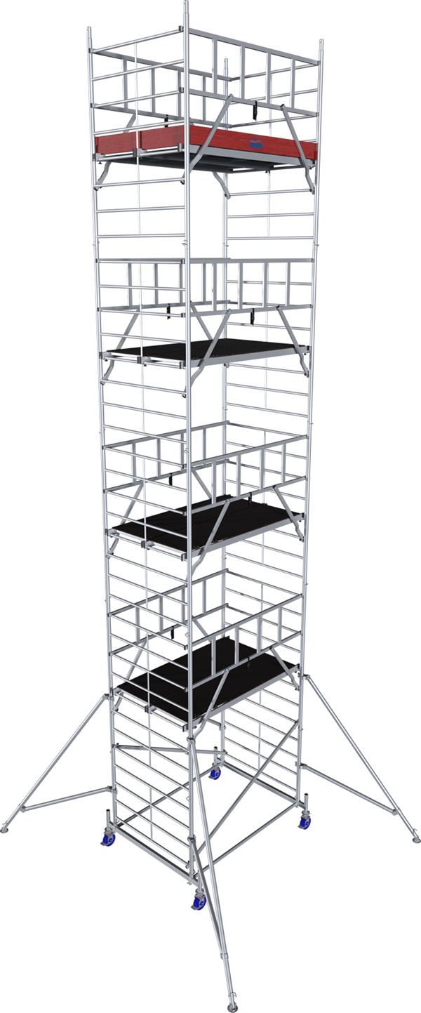 Alu pokretna skela KRAUSE® MONTO® PROTEC® XXL širina 2,00x1,20m, RV= 10,30m, Z945174