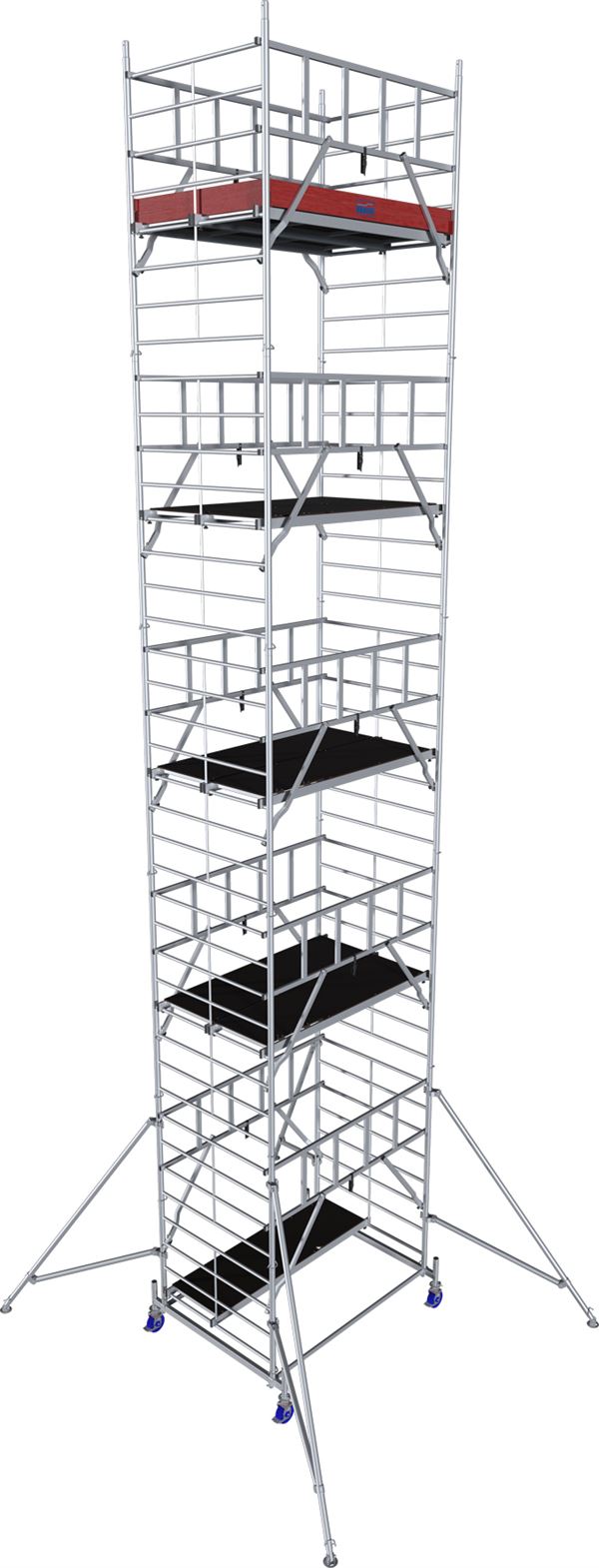 Alu pokretna skela KRAUSE® MONTO® PROTEC® XXL širina 2,00x1,20m, RV= 11,30m, Z945181