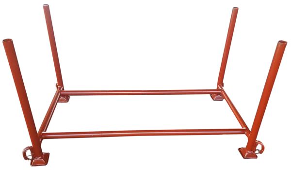 Stalak za slaganje 144x71x71cm lakirani, odgovarajući za 50 podupirača zida, ZCONT4