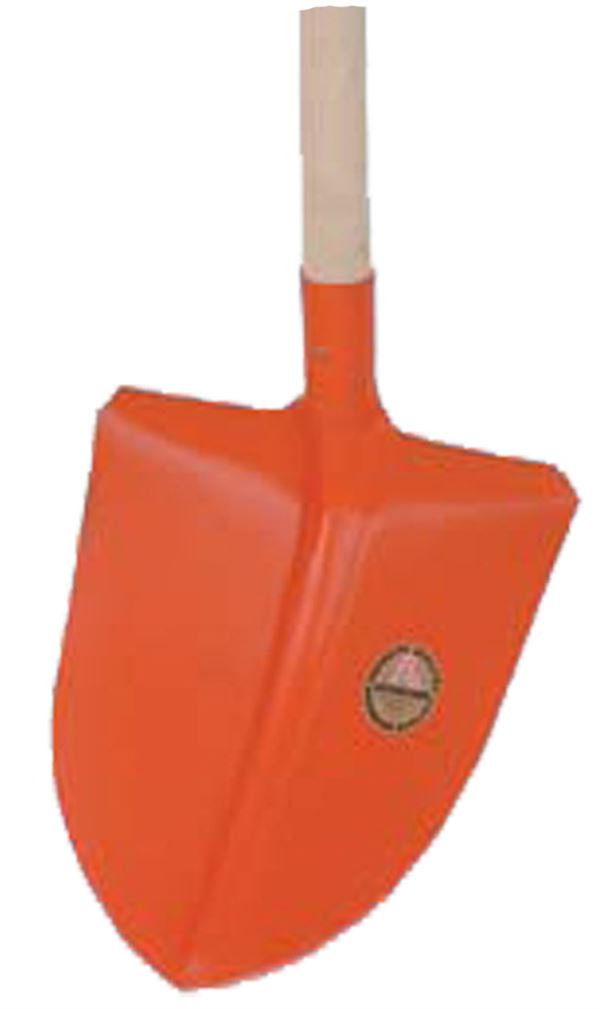 Lopata 310x290mm narančasta s drškom 130cm VPE5, ZL125000