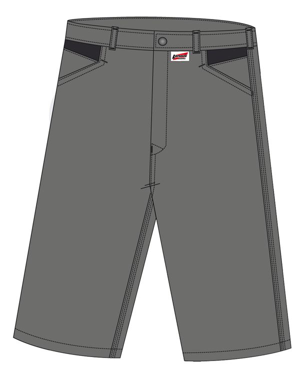 Kratke hlače LO-ACTIVE antracit/crne 245 g/m² vel. 46 5kom/pak, ZLO-ACTAS-AS46