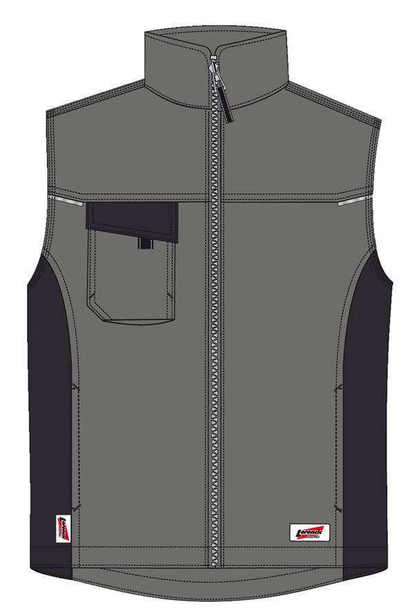 Zimski prsluk LO-ACTIVE antracit/crno 245 g/m² vel. 58 5kom/pak, ZLO-ACTAS-WW58