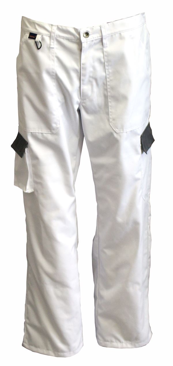 Radne hlače LO-PROTEC bijelo/sive 245 g/m² vel. 48, ZLO-PROTEC-BH48